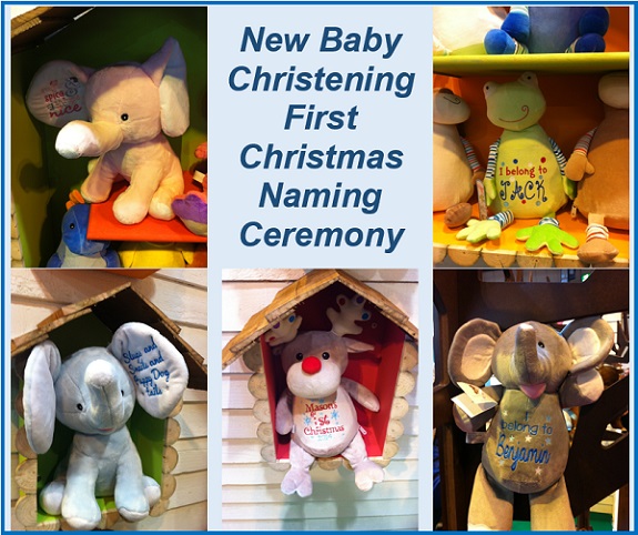 New Baby Christening First Christmas Naming Ceremony