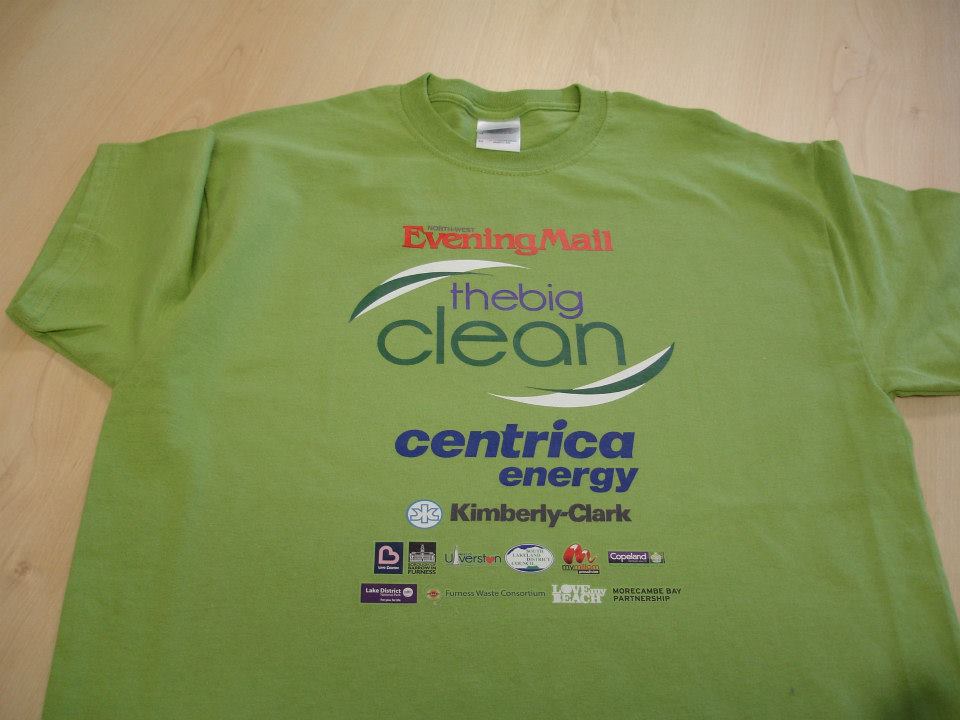 North West Evening Mail Big Clean T Shirt Front
